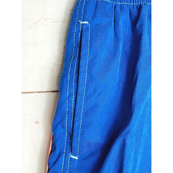 Genuine Quality The Image M 98 Vintage Blue Elastic Waist Drawstring Mesh Shorts - Picture 12 of 13